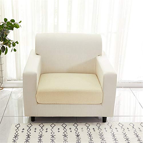 Yidaxing Funda para Asientos de Sofá Elástica Protector de Cojin de Asiento Separados para sofá Fundas de cojín(2 Plazas, Beige)