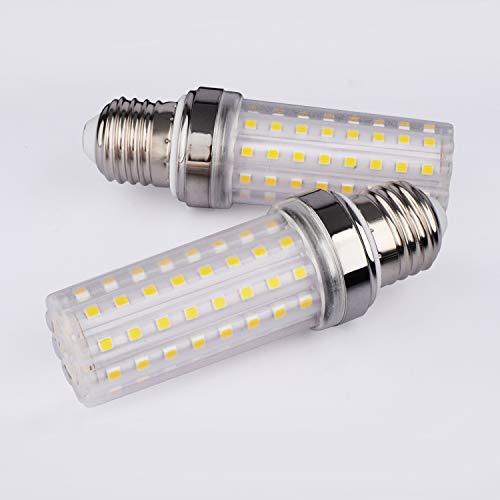 Yiizon Bombillas LED de maíz E27 20W equivalentes a bombillas incandescentes de 150 W 6000K Blanco Frío 2000LM bombillas de tornillo E27 Edison, bombillas LED de candelabro no regulable 4 Paquete