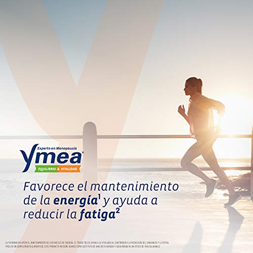 Ymea Equilibrio y Vitalidad - Tratamiento de la Menopausia, control de Sofocos, ayuda a mantener la Energía, uso prolongado, sin estrogenos, soja o consevantes, tratamiento 1 mes, sin Color, 30 unidad