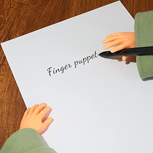 Yolococa Tiny Hands Manos Pequeñas Diminutas Manitas Goma Mini Títeres de Dedos con Las Manos Izquierda y Derecha Trucos Divertidos para el Juego Fiesta Tiktok Juguete 10 Pieces