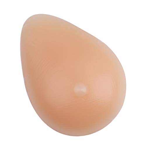 YOOJIA Pecho Falso 1 par Prótesis Mamaria de Silicona Formas de Pecho Gotas de Agua Pecho Bra Almohadillas de Sujetador Nude 85g