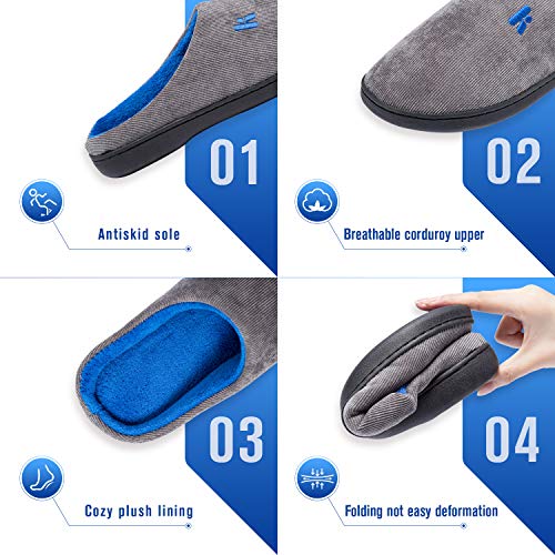 Yorgou Zapatillas de Estar por casa para Mujer Hombre Invierno cómodo y Antideslizante Interior Zapatillas de casa
