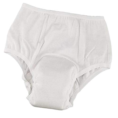 yotijar 4 Piezas de Incontinencia Calzoncillos Ropa Interior Pantalones de Pañal para Mujeres Y Hombres Lavables