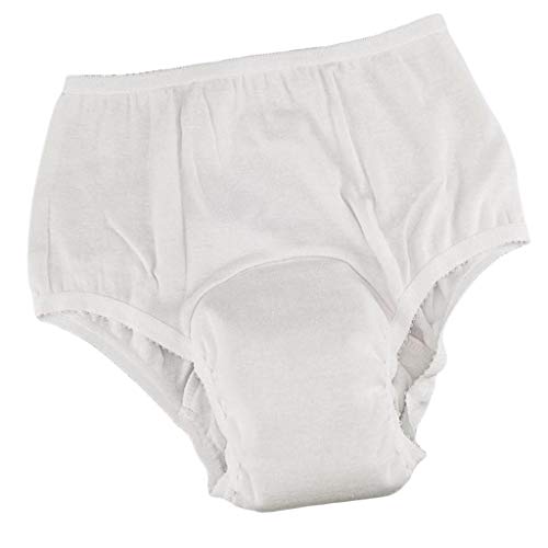 yotijar 4 Piezas de Incontinencia Calzoncillos Ropa Interior Pantalones de Pañal para Mujeres Y Hombres Lavables