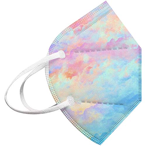 YpingLonk 20/25/50/100PC Unisex Niños Protector Bufanda -Moda Universal 5 Capa Elástico Earloop Neckerchief Chal Bandanas-21113-80