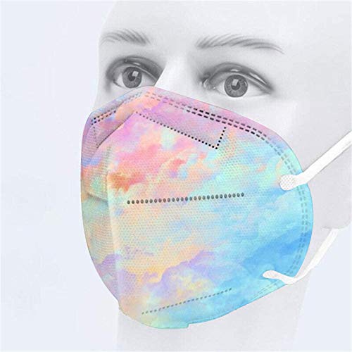 YpingLonk 20/25/50/100PC Unisex Niños Protector Bufanda -Moda Universal 5 Capa Elástico Earloop Neckerchief Chal Bandanas-21113-80