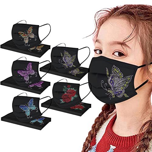 YpingLonk 50PC Bufanda niños,3 Capa Surtidos,Dibujos Animados para Actividades Aire Libre Patrón Escuela Fiesta PatróN De Dibujos Animados De Dinosaurios para NiñOs