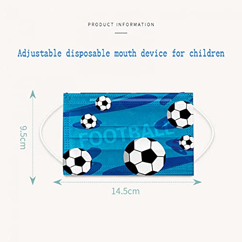 YpingLonk 50PC Niños Infantil para Bufanda, Infantiles Colores desechable para mascarilla 3 Capas Surtidos,Dibujos Animados para Actividades Aire Libre, Patrón Escuela, Fiesta