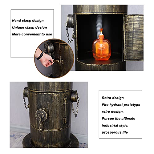 YQX Mueble Lavabo Baño Estilo Industrial, Mueble Lavamanos Baño Retro De Una Pieza, Fregadero De Pedestal con Grifo Y Drenaje Combo 47x47x87cm(Size:Lavabo de Columna + Espejo,Color:Plata Vintage)