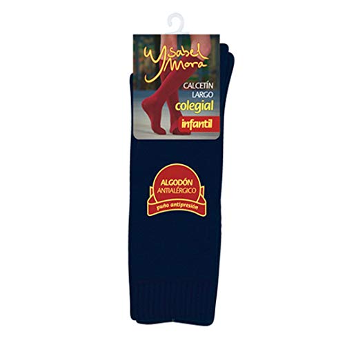 YSABEL MORA 2592-2815-GRIS MARENGO-8 - CALCETIN ALTO NIÑOS COLEGIAL Niñas color: GRIS MARENGO talla: 8