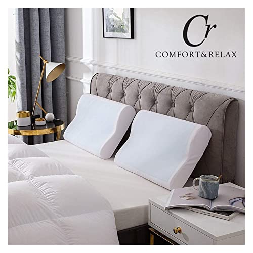 YUSWPX Verano Mariposa Memoria Espuma Almohada Hielo refrigeración Gel Almohada Cervical Proteger Masaje Almohadas ortopédicas for Dormir (Color : Butterfly Shape, Size : 50x30x10x7)