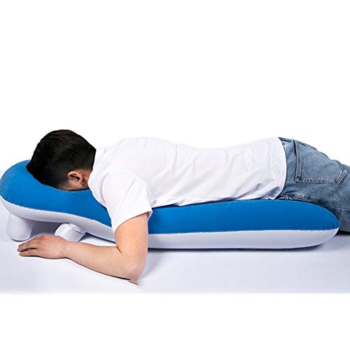 YUXINCAI Almohada para Dormir Boca Abajo Multifuncional, Agujero Macular Y Desprendimiento De Retina Después De La Cirugía Almohada Inflable De Soporte para Brazos para Dormir para Pacientes