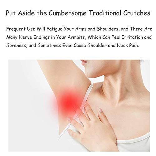 YUXINCAI Muleta De Rodilla Ajustable De Manos Libres, Apoyo De Movilidad De Muleta De Rodilla para Lesiones/Discapacidades/Soportes para Ancianos, para Lesiones Y Discapacidades