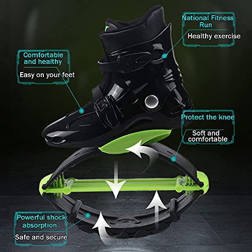 YVX Zapatos de Salto Zapatos de Salto de Ejercicio para Adultos, Zapatos de Salto portátiles para aliviar el Dolor de Rodilla, Zapatos de Rebote para coordinar el Cuerpo (Tamaño: 70-90 KG, Color
