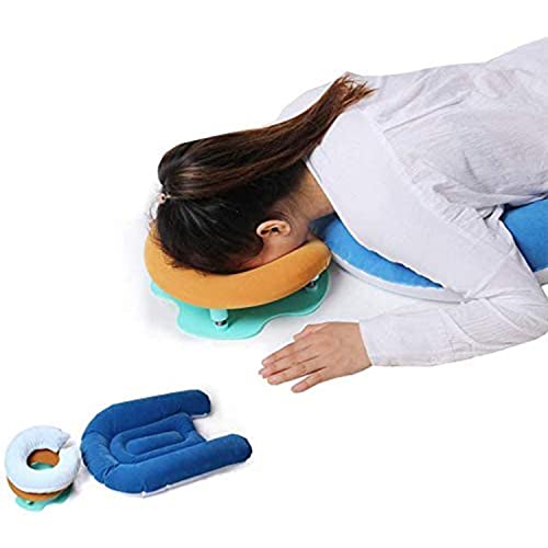 YXBDD Cojn Almohada Mentira Retina Cabeza, Almohada de Soporte para Hombros hacia Abajo para Pacientes con desprendimiento de Retina Durante la recuperacin, Ajustable en Altura