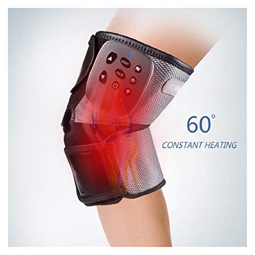 yxx Rodillera magnetoterapia Rodilla Dispositivo de Calentamiento Massager meridiano de Salud de Las articulaciones de la Rodilla Banda Multifuncional Masaje de la vibración (Color : A)