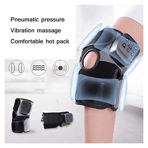 yxx Rodillera magnetoterapia Rodilla Dispositivo de Calentamiento Massager meridiano de Salud de Las articulaciones de la Rodilla Banda Multifuncional Masaje de la vibración (Color : A)