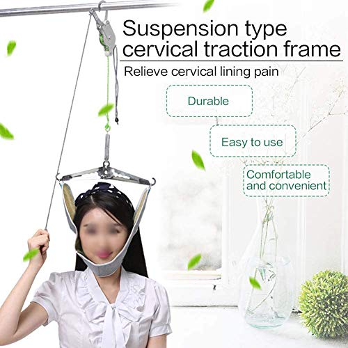 YYSDH Tracción Cervical, Overdoor De Tracción Cervical Ensanchador De Cuello - Descompresión Espinal Ortopedia Terapia Física Tracción En La Parte Superior Máquina El Alivio del Dolor
