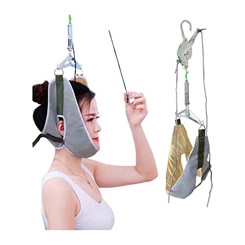 YYSDH Tracción Cervical, Overdoor De Tracción Cervical Ensanchador De Cuello - Descompresión Espinal Ortopedia Terapia Física Tracción En La Parte Superior Máquina El Alivio del Dolor