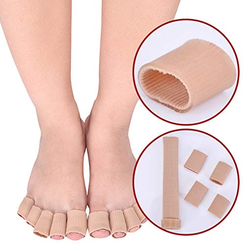yyuezhi Vendaje De Tubo De Para Dedos Tubo Protector para Dedos 3 Piezas Protector de Gel Delicado Neutralice la Fricción y el Estrés para Aliviar el Dolor de los Problemas de las Uñas