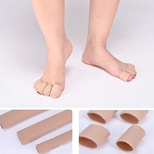 yyuezhi Vendaje De Tubo De Para Dedos Tubo Protector para Dedos 3 Piezas Protector de Gel Delicado Neutralice la Fricción y el Estrés para Aliviar el Dolor de los Problemas de las Uñas