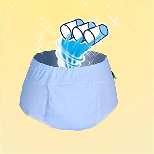 YZXC Necesidades Reutilizable for la incontinencia Ropa Interior Lavable pañal Especial for Hombres, Mujeres, Tercera Edad y bariátricos de Tela pañales for Adultos Cubiertas 910