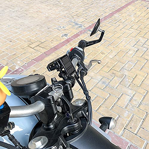 ZALAGA TPMS Motocicleta Moto Motor Scooter NeumáTico Sistema de Monitoreo de NeumáTicos con Pantalla Solar TMPS Impermeable en Tiempo Real