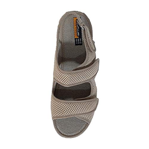 Zapatilla Sandalia Doctor Cutillas en Tejido Rejilla con Dos Velcros en Empeine y Trasera con Velcro