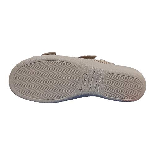 Zapatilla Sandalia Doctor Cutillas en Tejido Rejilla con Dos Velcros en Empeine y Trasera con Velcro