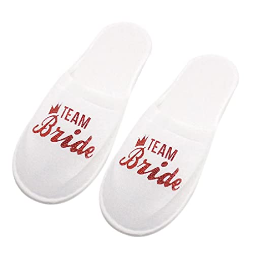 Zapatillas de boda nupcial Novia Pijamas Party Hotel Desechable Zapatillas Desechables para Niños