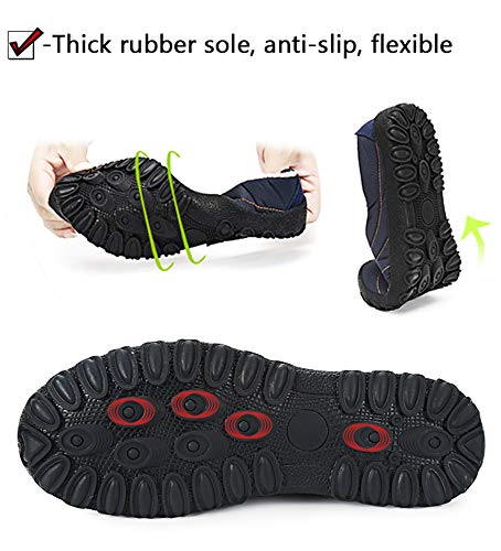Zapatillas de Estar por Casa Mujer Hombre, Invierno Zapatos de Casa con Forro de Cálido - Cálidas y Cómodas - con Suela Antideslizante para Exterior e Interior,Amarillo 42