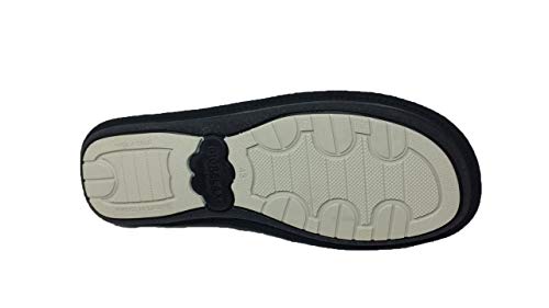 Zapatillas de Estar por casa/Biorelax/Primavera-Verano/Periódico/Color Gris/Puntera Tapada/con Cámara de Aire/Talla 41