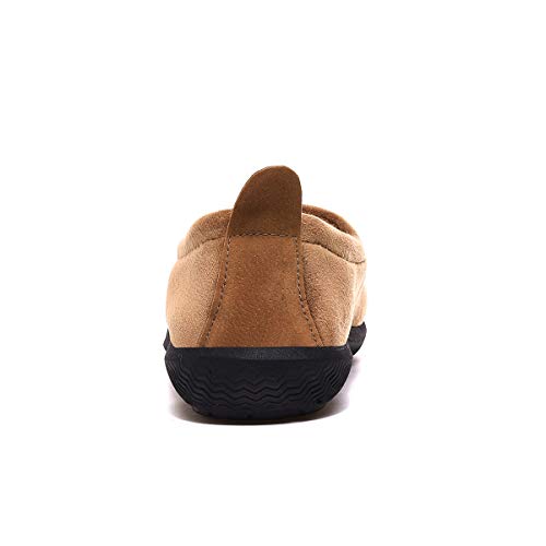 Zapatillas de Invierno Mujer Hombre Pantuflas de algodón con Memoria Zapatillas de Estar Al Aire Libre Forro cálido Pantuflas Mocasín Estilo