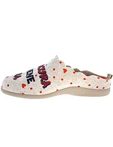 Zapatillas Fieltro Estar por casa cómodas Mujer. FLAMENQUILLA Originales - Fabricacion española 40