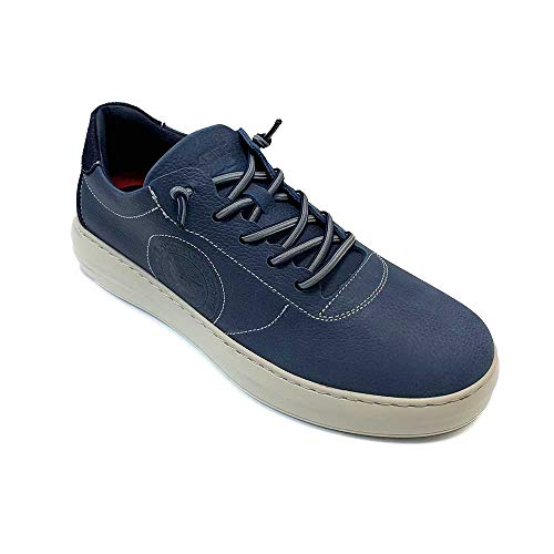 ZAPATISIMOS - Zapatos Casual de Piel para Hombre. Se Ajustan al pie como un Guante, Son Ultra Ligeros y Tienen la Plantilla con Memoria viscoelástica para Mayor Comodidad. Fabricado en España