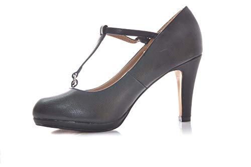 ZAPATOS MARIA MARE NEGRO SINTETICO