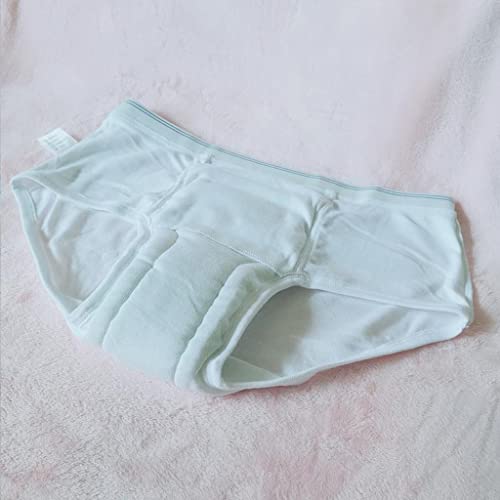ZAYZ Respirable Algodón Bragas para Cuidado de Incontinencia para Hombres, Lavable Reutilizable Calzoncillos de Pañales para Adultos Ropa Interior con 150ml Almohadilla Absorbente
