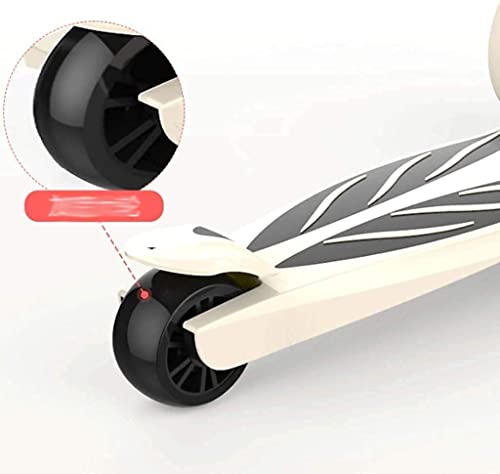 ZBBN Scooter Kids Ruedas LED Grandes y Altura Ajustable Adecuado para Scooter para niños de 3 a 12 años, Scooter de Juguete para niños (Color: Pink)