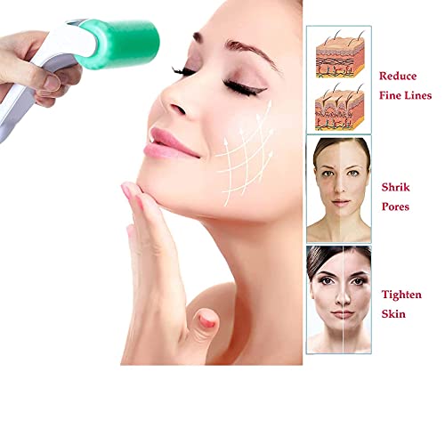ZEACCT Ice Roller,Rodillo de Hielo Para Rostro y Ojos,Terapia Facial Antiarrugas y Reducir la HinchazóN de LíNeas Finas Para de Rostro y Cuerpo Masaje