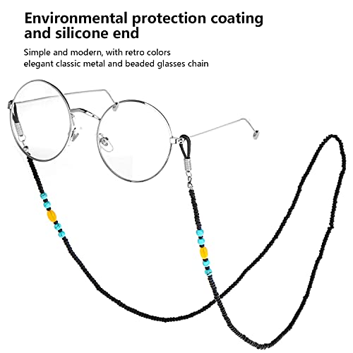 Zeayebsr Cordones para Gafas, 4 Pcs Cuerda Gafas de Sol,Sujeta mascarillas con mosquetones pequeños,Cadena Gafas de Sol Lectura, Cordon Correas para Máscara mascarillas Hombre Mujer niños