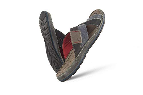 Zerimar Sandalias de Vestir | Chanclas Hombre Piel | Sandalias Casuales Hombre | Chanclas Punta Abierta Cuero | Sandalias Elegantes Hombre