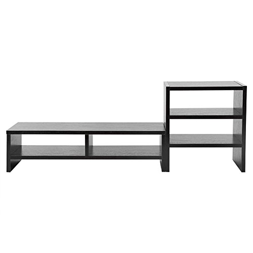 Zerone Monitor Riser Soporte Stand, Desktop Monitor Riser de estantería de la pantalla elevador de la pantalla soporte para ordenador, portátil, organizador de escritorio, 3 de capa estante