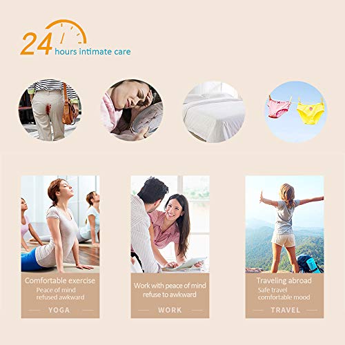 ZEVONDA Menstrual Periodo Bragas - 5 Paquete Mujer Menstrual Bragas Algodón Sanitario Prueba De Fugas Protector Ropa Interior Incontinencia Período Bragas(Debe usarse con tampones)