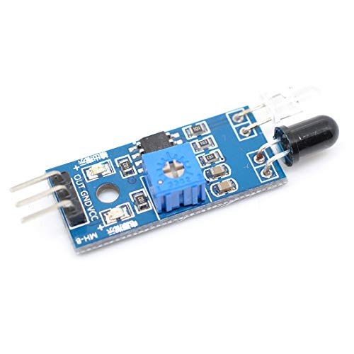ZHITING 10 PCS Módulo de Sensor de evitación de obstáculos infrarrojo IR de para Arduino Smart Car Robot de 3 Hilos
