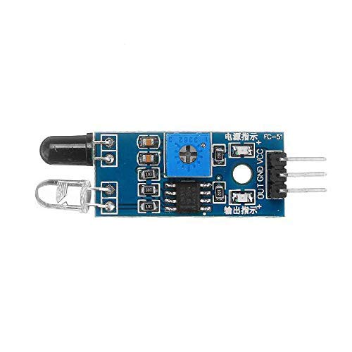 ZHITING 10 PCS Módulo de Sensor de evitación de obstáculos infrarrojo IR de para Arduino Smart Car Robot de 3 Hilos