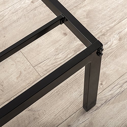 Zinus Bastidor clásico para cama de plataforma de metal con soporte de listones de acero Yelena de 35,6 cm, Base para colchón, Sin necesidad de usar un somier, Cama en caja, 150 x 200 cm
