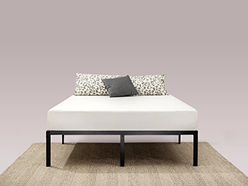 Zinus Bastidor clásico para cama de plataforma de metal con soporte de listones de acero Yelena de 35,6 cm, Base para colchón, Sin necesidad de usar un somier, Cama en caja, 150 x 200 cm