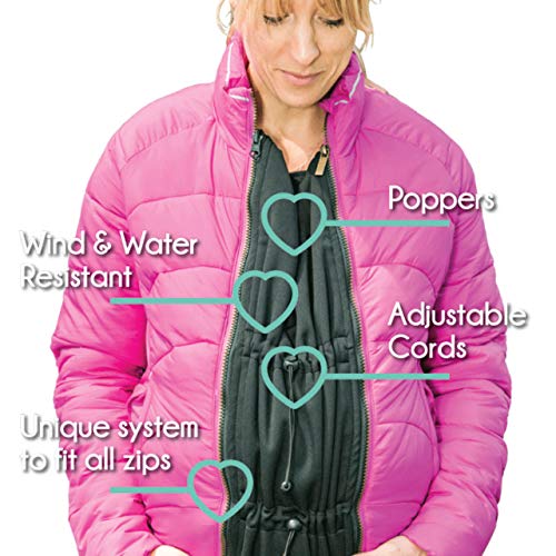 Zip Us In Panel de expansión de la Chaqueta - Convierte su Chaqueta preferida en una Chaqueta premamá! (Standard Length (65cm) Double Coil Panel)