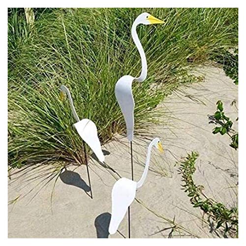 ZJLA Flamenco de vertebrados, caprichoso y dinámico pájaro que gira con la luz brisa del jardín, campanillas de viento de flamenco para decoración