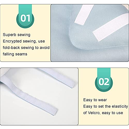 ZJWD Protectores de talón con cojín para Las úlceras por presión, Alivio eficaz de Las úlceras por presión y del talón, Protector del talón de Las Botas, Alivio para Las úlceras